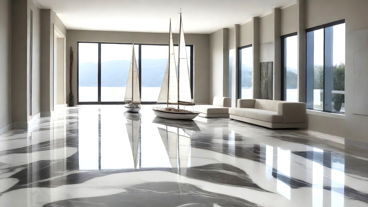 Deep marble cleaning service removing stains and grime from marble floors UAE